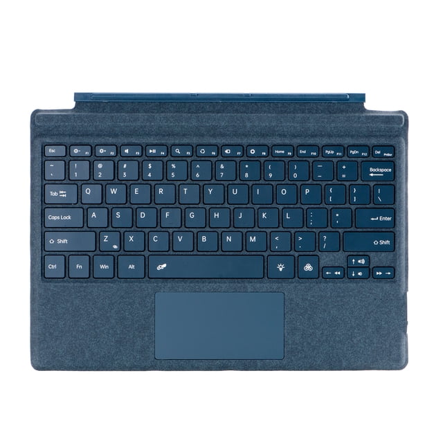 Clavier Bluetooth Rétroéclairé Coloré pour Microsoft Surface Pro - Fixation Magnétique, Portée de 10 m, Recharge USB‐C, Offert en Diverses Couleurs