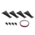 thumbnail image 3 of DYNWAVECA Spoiler Lips Universal rear of car Bumper Splitter Canard Diffuser Fit for 300 Accessories Rear Bumper Lip Diffuser - Carbon Fiber, 3 of 9