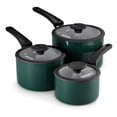 thumbnail image 1 of Tramontina 6 Piece Ceramic Nonstick Nesting Cookware Set Stackable, Space Saving Set - Mediterranean, 1 of 11