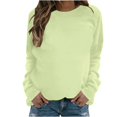 thumbnail image 2 of Chandails à Capuchon Mode pour Femmes 2023 Décontracté à Manches Longues Col Rond Chandail pour Dames Hauts Blouse Rabais de 50 % Liquidation Costumes d'Halloween/Noël, 2 of 4