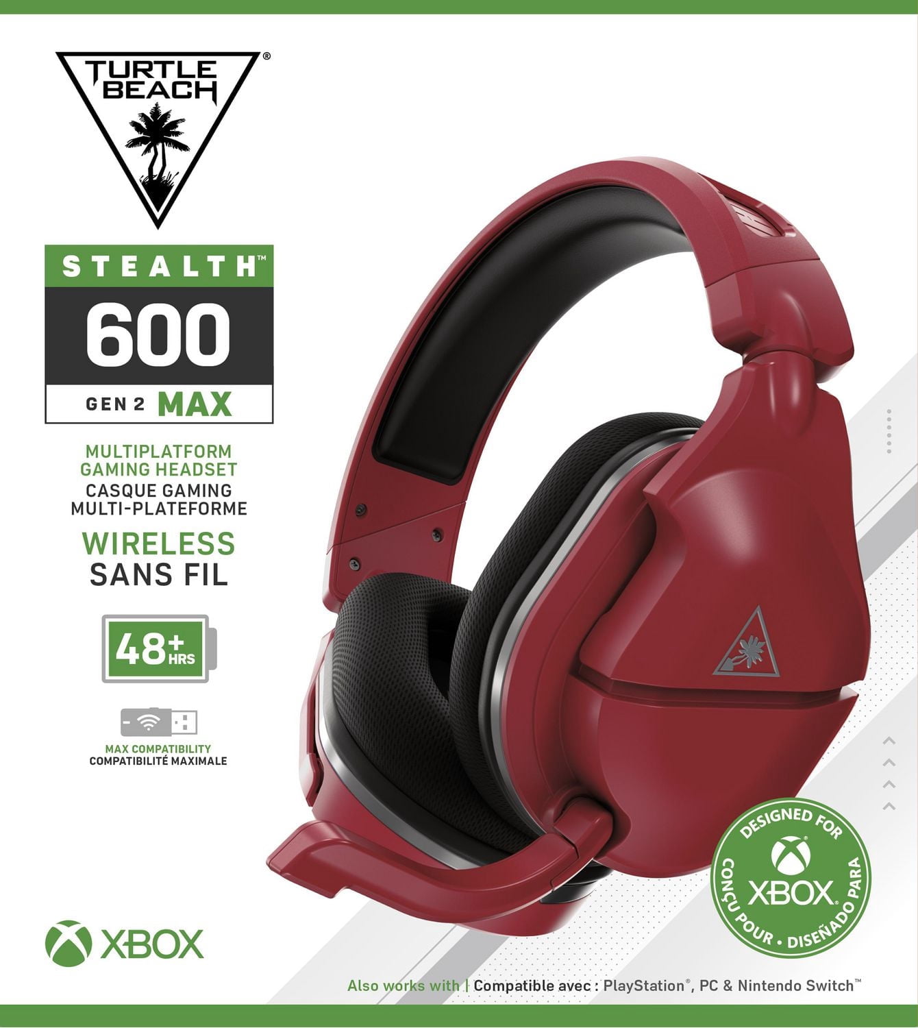 Turtle Beach® Stealth™ 600 Gen 2 MAX - Midnight Red Xbox Series X