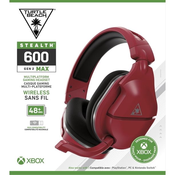 Turtle Beach® Stealth™ 600 Gen 2 MAX - Midnight Red Xbox Series X