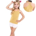 thumbnail image 2 of Tranfacy Fall Vest Girls Tank Tops for Kids 1-13 Years Solid Color Soft Sleeveless Camisole Fashion Basic Tops for Layer, 2 of 6