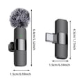 thumbnail image 3 of Microphone d'Enregistrement Mobile pour Diffusion en Continu en Direct et Utilisation Extérieure avec Annulation de Bruit Construction en Métal, 3 of 7