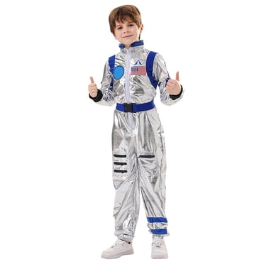 WEAIXIMIUNG Youth Boy Sweat Outfits Boys and Girls Play Space Astronaut Carnival Performance