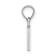 thumbnail image 2 of Diamond2Deal 14K Pendentif Initial Lettre V en Or Blanc pour Femmes, 2 of 6