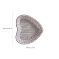 thumbnail image 3 of TUWABEII Heart Shaped Remote Control Wedding Candy Box Plastic Basket Jewellery Desktop Storage Basket Rattan Storage Basket Woven Woven Basket Home Storage and Organization On clearance, 3 of 7