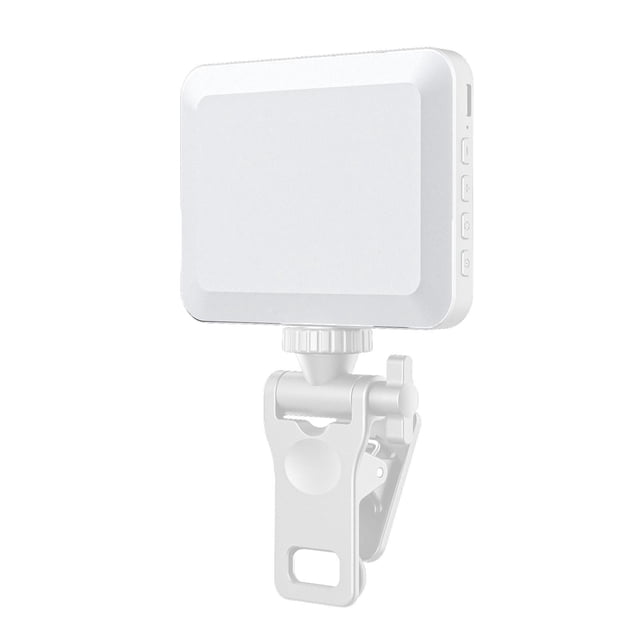 Deal of the Day!LED Phone Light, Selfie Light, Rechargeable Clip Light with 3 Adjustable Light Modes for Phones, Cameras, Laptops, Ideal for Selfies and Video Lighting