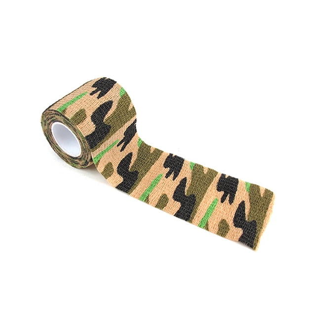Rubans Enveloppants Chasse en Plein Air Furtifs Ruban Adhésif Réutilisable Rouleau de Colle Invisible Anti-Ampoules Imperméable Enveloppements Bandage Protecteur Sport Milieu Humide Camouflage