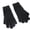 Black, variant on Pisexur Womens Winter Gloves Fashion Warm Fleece Knitted Gloves Soft Solid Color Wool Gloves Cuffed Ribbed Touchscreen Texting Gloves