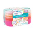 thumbnail image 1 of Make It Real! Beads 2 Go - Bento Box Jewelry Making Kit - 1378 Pieces, 1 of 5