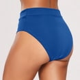 thumbnail image 2 of Women Casual High Waisted Swim Trunks Nylon Spandex Split Solid Color Quick Drying Beach Water Activities Wear, 2 of 5