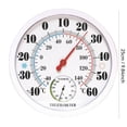 thumbnail image 2 of Indoor Outdoor Large Wall Patio Hygrometer No Battery Required Hanging Humidity Gauge, 2 of 3