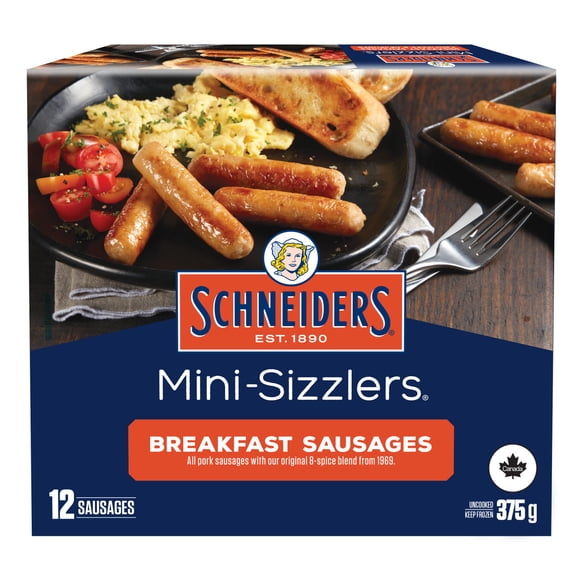 Schneiders Mini-Sizzlers Breakfast Sausages, 375g