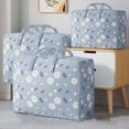 thumbnail image 4 of Summer Saving,Oversized Quilts Storage Bag, Wardrobe Sorting Storage Box, Portable Zippered Storage Bag for Clothes, | Non-Woven Fabric, Blue-608 $BS$3, 4 of 9