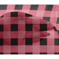 thumbnail image 4 of oneOone Viscose Chiffon Fabric Gingham Check Printed Fabric 1 Yard 42 Inch Wide, 4 of 4
