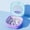 Purple-PP, variant on Multi Functional Braces Storage Box A Sealed And Dusts Proof Dentals Brace Box Built In Mirror For Travel Storage And Cleaning In One