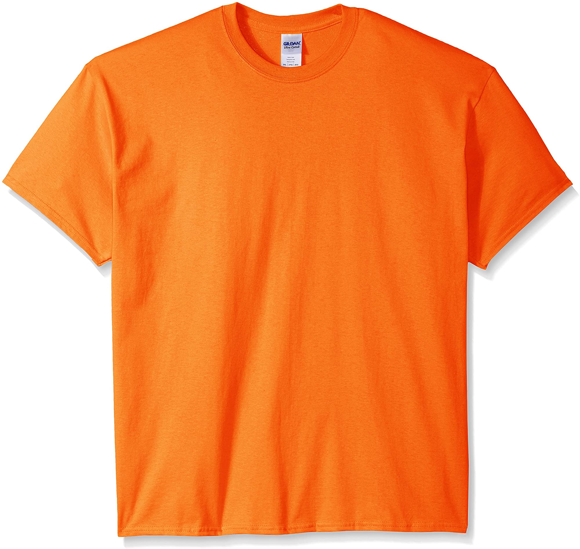 Gildan T-shirt Ultra Coton pour Homme, Orange, Très Grand