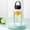 Black, variant on Transparent Plastic Sports Water Bottle | 450mL Capacity | Portable with Handle & Strap | Dishwasher Safe | For Outdoor, Camping, Gym | Black, Pink, Green, Yellow