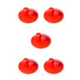 thumbnail image 3 of QualitChoice Salle de Bain Mur Aspirateur Forte Aspiration Multifonctions Crochets Cintre Ventouse Rouge 5Set, 3 of 6