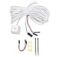 thumbnail image 2 of PC Power Switch Convenient Mechanical Key PC Power Button, Blue Switch Backlit, Plug and Play  for Office, Gaming Room and FamilyWhite, 2 of 7