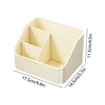 thumbnail image 3 of Dvumao Organizers and Storage, Storage Box Stationery Makeup Pen Eyebrow Pen Office Remote Control Household Four Plastic Sorting Box, Man Gifts, 3 of 6