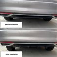 thumbnail image 3 of Universal Car Rear Lower Bumper Wing Lip, 4PCS Car Rear Lower Spoiler Sporty Universal Rear Bumper Chassis Diffuser Lip Wing Splitter Fit For 1 Series E90 E91, 3 of 8