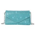 thumbnail image 1 of Sac Pochette Enveloppe à Strass Chaîne Pailletée Sac de Soirée Sac à Main pour Femme (Vert), 1 of 10