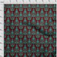 thumbnail image 3 of oneOone Polyester Lycra Fabric Floral & Paisley Block Print Fabric By Yard 56 Inch Wide, 3 of 4