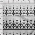 thumbnail image 3 of oneOone Tissu Gris en Polyester Lycra Ikat Tissu pour Robe Tissu Imprimé Tissu au Mètre 56 Pouces de Large, 3 of 5