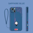 thumbnail image 1 of Marvel Spiderman For Apple iPhone 15 14 13 12 mini 11 Pro 8 7 6S 6 Plus XR XS X Max Liquid Left Rope Soft Phone Case DMH, 1 of 7