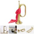 thumbnail image 4 of Corne de Trompette Bugle en Métal Instrument de Musique Débutant 2 Pcs, 4 of 8