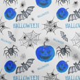 thumbnail image 1 of oneOone Polyester Spandex Medium Blue Fabric Halloween Fabric For Sewing Printed Craft Fabric By The Yard 56 Inch Wide, 1 of 4