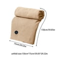 thumbnail image 2 of RKSTN electric heating shawl USB Heated Blanket Heated Throw Blanket USB Throw Blanket With Zipper Wearable Portable Throw Wrap Washable, 2 of 8