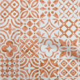 thumbnail image 1 of oneOone Silk Tabby Orange Fabric Floral Sewing Craft Projects Fabric Prints By Yard 42 Inch Wide, 1 of 5