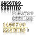 thumbnail image 3 of MYG 3pcs Clock Numerals Kit Arabic and Roman Number Hands Quartz DIY Digital Clock, 3 of 9