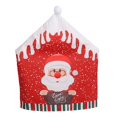 thumbnail image 2 of Christmas Chair Slip Cover Christmas Back Cover Ornaments Chair Protector Decor C, 2 of 9