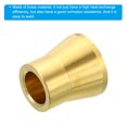 thumbnail image 3 of Unique Bargains Brass Liquid Distributor, 1/2 x 1/4 Inch 4 Hole Copper Joints Refrigerant Liquid Separator, 3 of 5