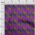 thumbnail image 1 of oneOone Georgette Viscose Fabric Leaves Block Decor Fabric Printed BTY 42 Inch Wide, 1 of 4