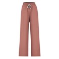 thumbnail image 4 of Pantalon pour Femmes, Pantalon Grand à Cordon pour Femmes à Rayures Tendance Imprimées, 4 of 4