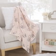 thumbnail image 4 of Minnie Mouse Allover Print Baby Blanket, Infant Girl, Pink, 4 of 7