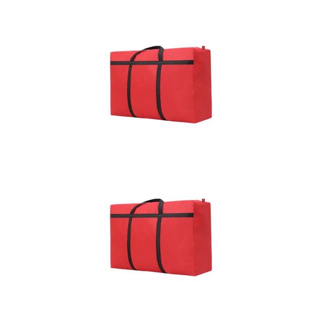maskred Sac de Voyage Anti-Rayures Grande Capacité Résistant à l'Usure Résistant à la Décoloration Sac de Voyage en Tissu Sac de Déménagement Sac Oxford Incassable Rouge-40l 2Ensemble