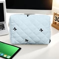 thumbnail image 4 of Sac de Rangement pour Batterie d'Ordinateur Portable et Tablette avec Nœud Brodé Mignon pour Usage Domestique, 4 of 4
