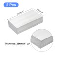 thumbnail image 2 of Unique Bargains Square Aluminum Flat Bar, 2 Pack 1' Thickness 2' Width 4' Length, 2 of 5