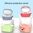 thumbnail image 1 of MesaSe Sans Fil Bluetooth-compatible Écouteur Anti-Chute de Protection en Silicone Housse de Rangement avec Mousqueton pour Redmi AirDots 3, 1 of 8