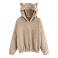 thumbnail image 1 of Chandail à Manches Longues pour Femmes Chandail en Molleton à Manches Longues pour Femmes Chaud en Forme d'Ours Chandail à Capuchon en Peluche chandail-Over en Molleton pour Femmes chandail-Over en Molleton pour Femmes Chandail à Capuchon en Molleton pour Femmes chandail-Over en Molleton pour Femmes, 1 of 4