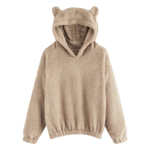 Chandail à Manches Longues pour Femmes Chandail en Molleton à Manches Longues pour Femmes Chaud en Forme d'Ours Chandail à Capuchon en Peluche chandail-Over en Molleton pour Femmes chandail-Over en Molleton pour Femmes Chandail à Capuchon en Molleton pour Femmes chandail-Over en Molleton pour Femmes