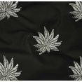 thumbnail image 4 of oneOone Organic Cotton Poplin Twill Fabric Leaves Block Print Fabric BTY 42 Inch Wide, 4 of 4