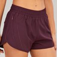 thumbnail image 2 of Timegard Running Shorts for Women Elastic Waist Lightweight Solid Color Track Shorts Loose Athletic, 2 of 3