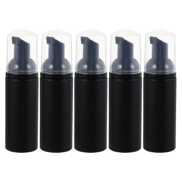 FRCOLOR Bubble Bottles 5PCS Mousse Foaming Bottle Electroplated Frosted Foaming Bottle Small Bubble Bottle,5.12"X1.38"X1.38"